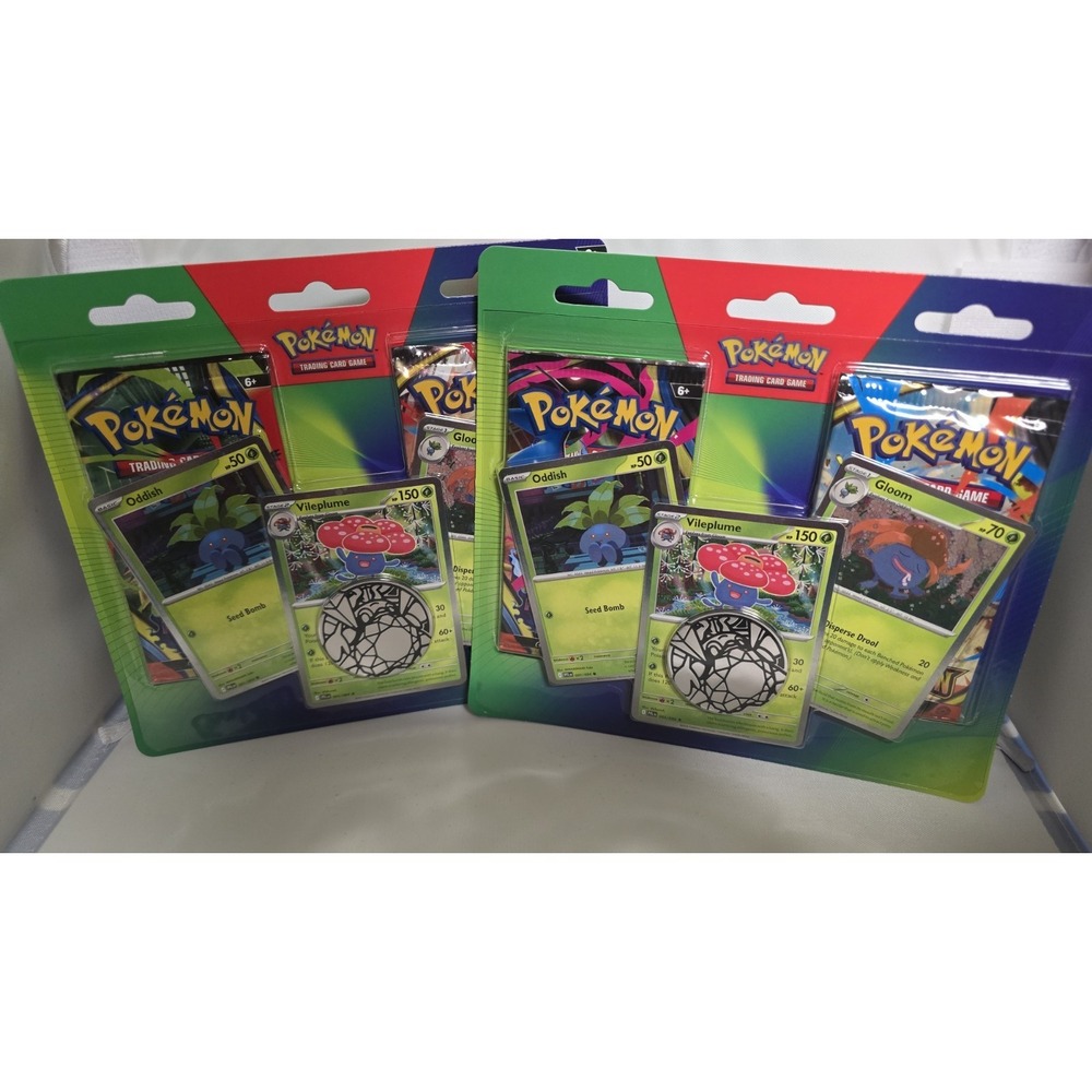 Pokémon TCG Enhanced 2-Pack Blister Oddish Vileplume Gloom Promo Lot Of 2